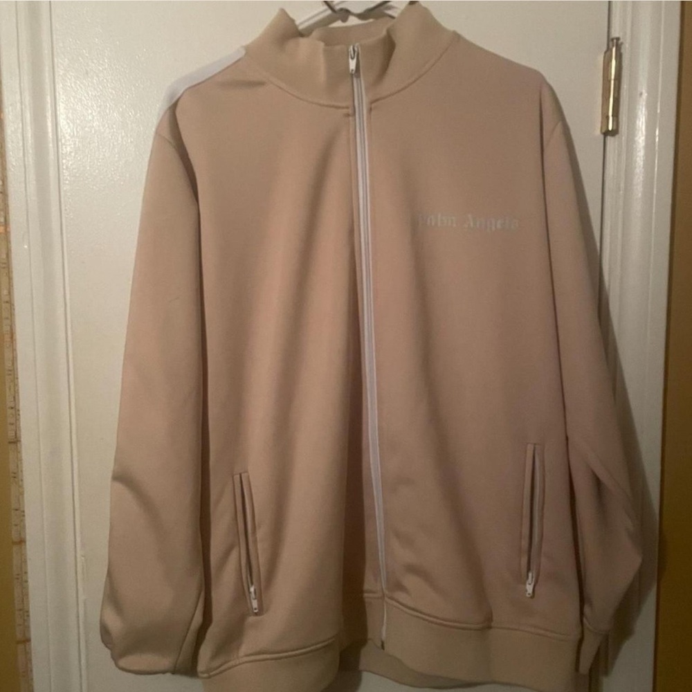 Palm Angels Light Tan Track Jacket